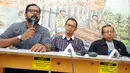 Sejumlah aktivis menolak Budi Gunawan, yang merupakan tersangka korupsi dugaan rekening tidak wajar, untuk menjadi Kapolri, karena mereka menganggap figur nomor satu di kepolisian harus terbebas dari segala masalah hukum, Jakarta, Rabu (14/1/2015). (Liput
