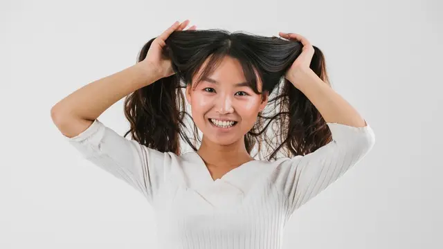 Ilustrasi rambut kuat dari akar/freepik.com