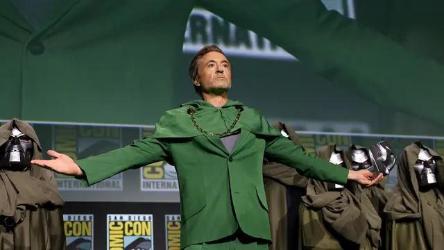Robert Downey Jr diumumkan sebagai Dr Doom. (Jesse Grant / GETTY IMAGES NORTH AMERICA / Getty Images via AFP