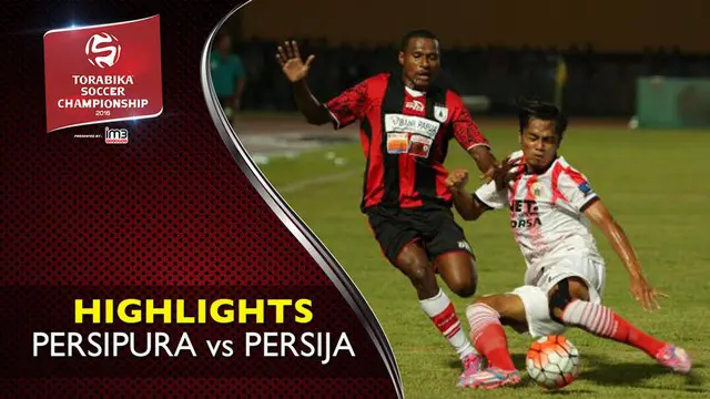 Video highlights Torabika Soccer Championship 2016 antara Persipura Jayapura vs Persija Jakarta yang berakhir dengan skor 1-1 di Stadion Mandala, Jayapura pada hari Jumat (29/4/2016).