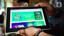 Pelanggan mengecek website tokopedia di Tangerang, Senin (4/5/2020). Tokopedia baru saja diserang hacker, yang mana menyebabkan data kredensial sekitar 91 juta akun pengguna dan 7 juta akun merchant bocor. (Liputan6.com/Angga Yuniar)