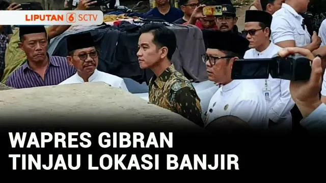 VIDEO: Gibran Cek Kondisi Tanggul Kali Angke Pascabanjir Ciledug, Janji Carikan Solusi