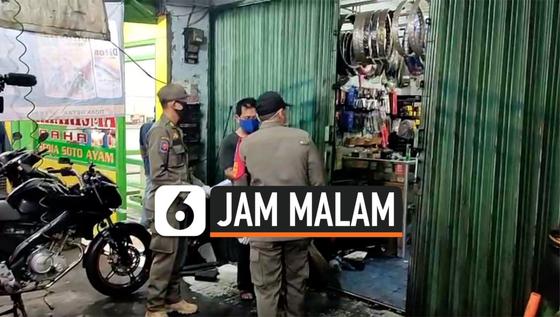 VIDEO: Sosialisasi Jam Malam di Depok Petugas Belum memberikan Sanksi