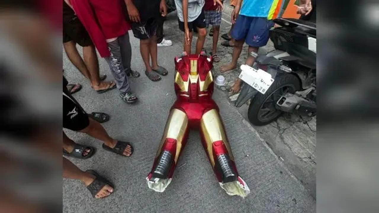 Bikin Melongo, Ternyata Segini Harga Statue Iron Man Milik Sahroni yang Dijarah Masyarakat