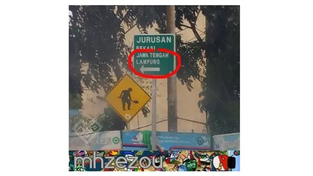 Potret Kesalahan di Papan Penunjuk Jalan Ini Bikin Mikir Keras