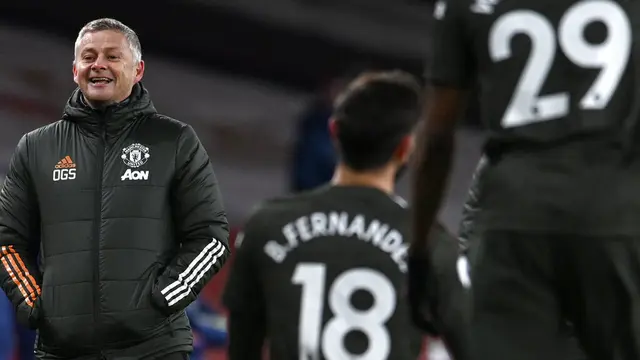 FOTO: Tertahan di Markas Arsenal, Manchester United Semakin Menjauh dari Manchester City di Puncak Klasemen