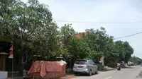 Rumah terduga teroris Bekasi di Cirebon, Jawa Barat.