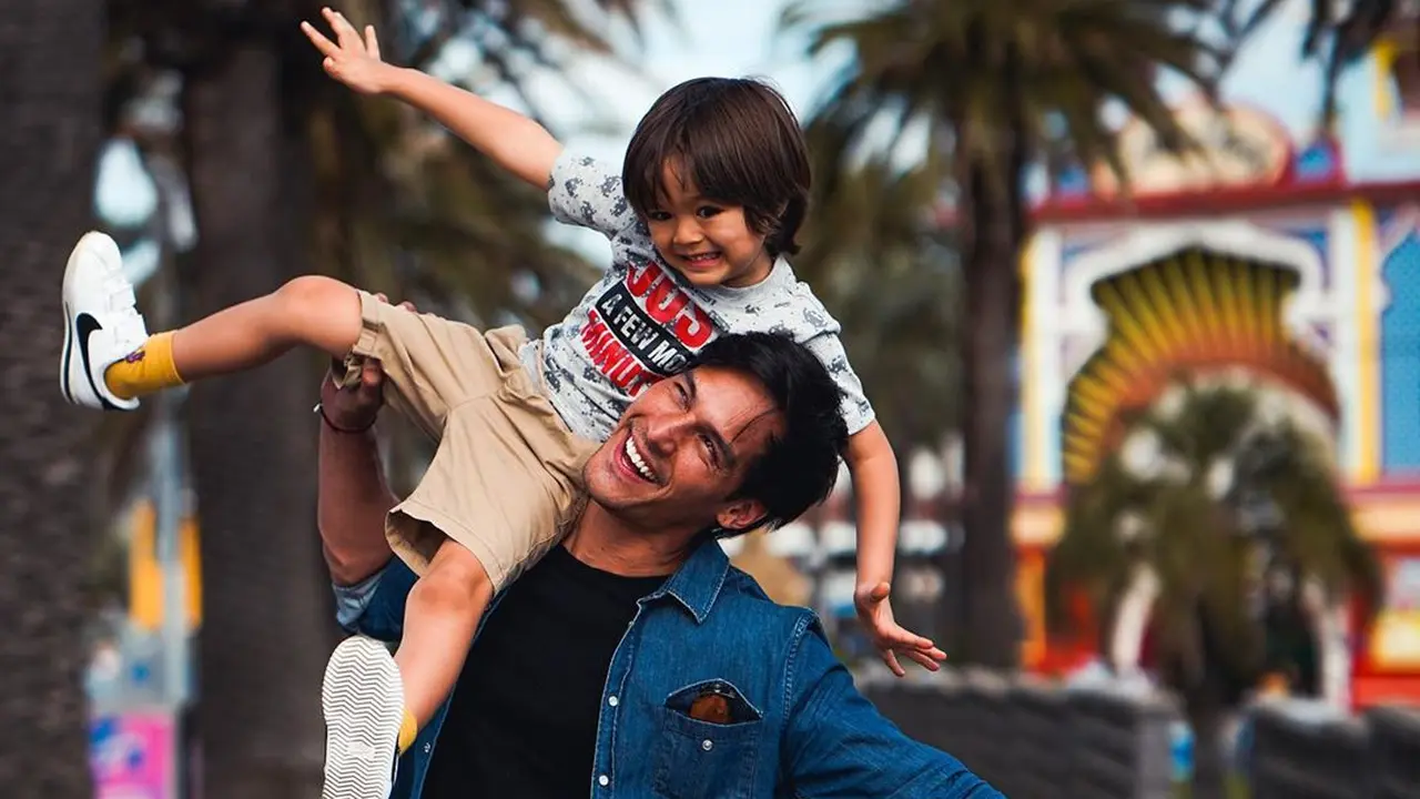 7 Potret Kedekatan Richard Kyle dan El Barack, Bak Ayah Kandung