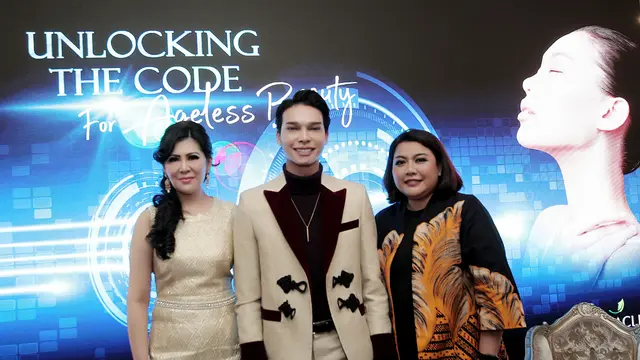 Wajah simetris dan proporsional