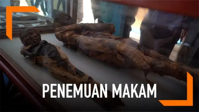 Sepasang jasad suami istri ditemukan pada makam yang masih dalam kondisi terawetkan dengan baik di Mesir. Diyakini makam tersebut milik petinggi mesir kuno bernama Toutou dan istrinya.