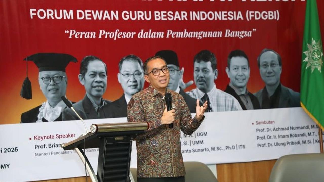 Mendiktisaintek Resmikan 24 Prodi Kedokteran Spesialis Muhammadiyah, Akselerasi Dokter Nasional