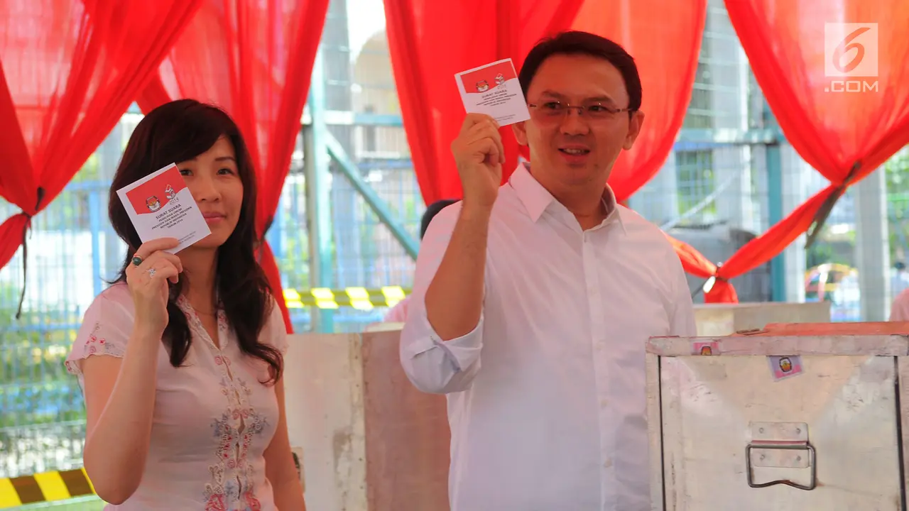 Basuki Tjahaja Purnama (Ahok) dan Veronica Tan