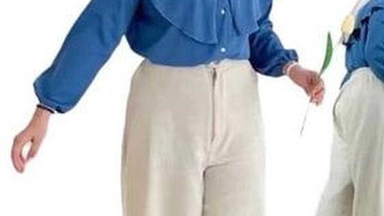 5. Blouse Ruffle Polo Linen Rafella<br>