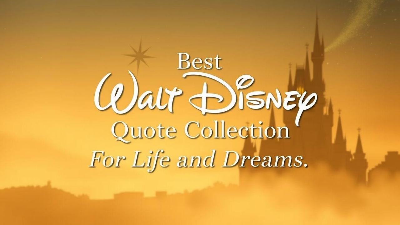 Walt Disney Quotes