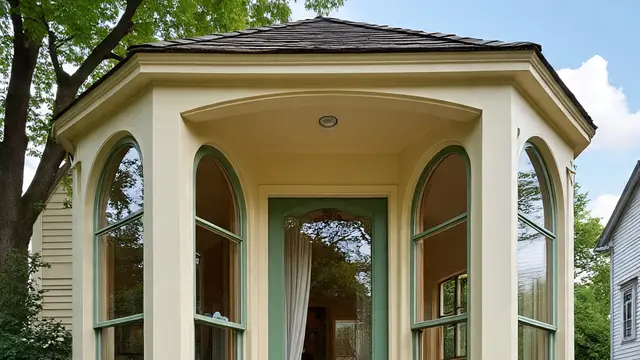 Rumah Mungil dengan Jendela Awan (Bay Window)