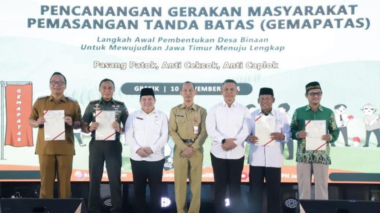 Genjot Percepatan Pendaftaran Tanah, BPN Jatim Luncurkan Gemapatas dengan Target Jutaan Patok