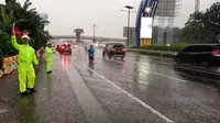 Hujan Guyur Jakarta dan Tangerang, Akses Tol ke Bandara Soetta Tetap Lancar