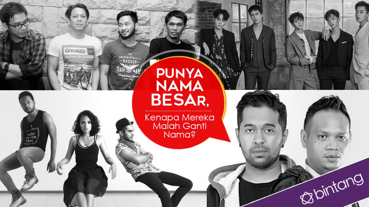 [Bintang] Infografis Musisi Ganti Nama