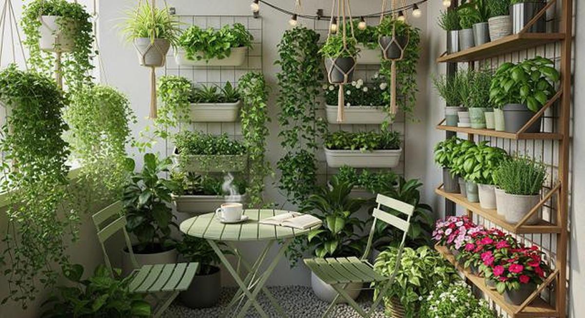 7 Desain Balkon Mini Ala Kafe Kecil, Cozy untuk Nongkrong di Rumah