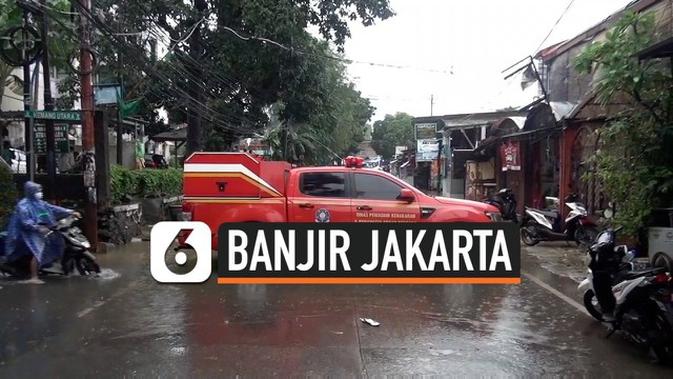 Video Akibat Banjir Ruas Jalan Kemang Utara Ditutup News Liputan6 Com