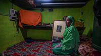 Sultana Begum, perempuan India yang mengaku sebagai keturunan pendiri Taj Mahal, namun hidup dalam kemiskinan. (DIBYANGSHU SARKAR/AFP)