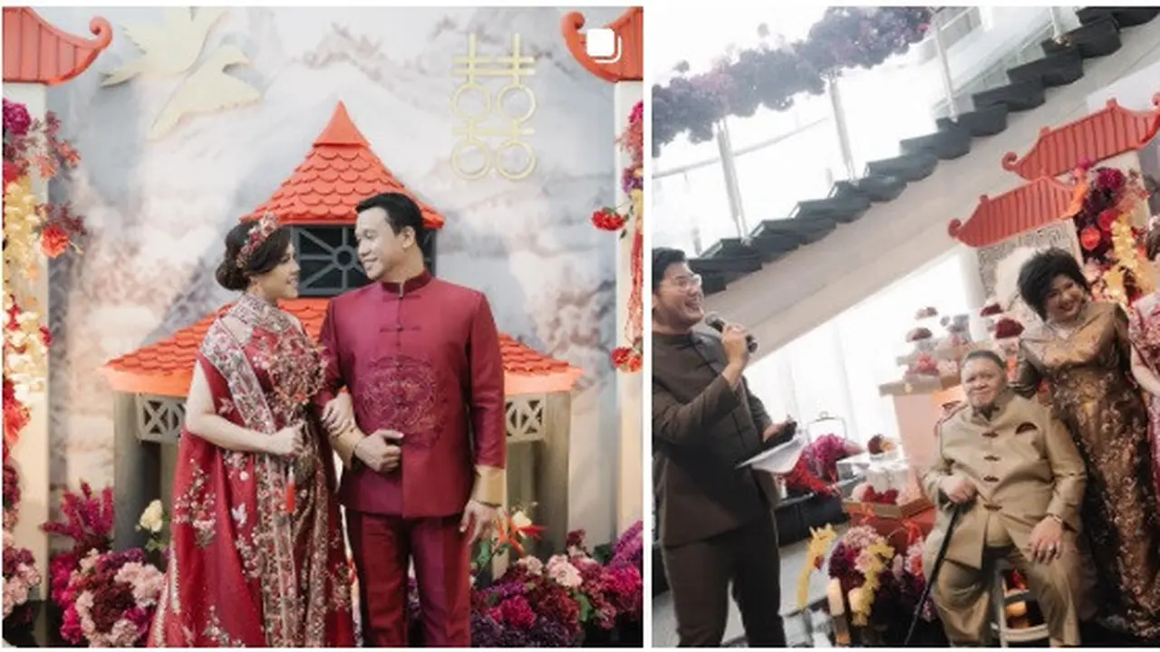Tina Toon dan Daniel resmi tunangan (Foto: @sekisah.sangjit via instagram tinatoon101)