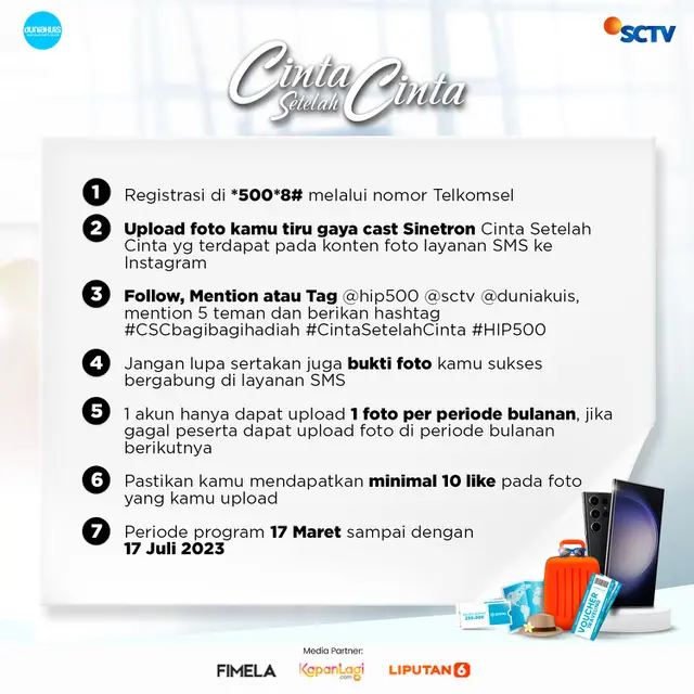 Program Berhadiah dari Sinetron Cinta Setelah Cinta