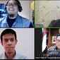 Diskusi Virtual Trijaya Hot Topic Petang bertema "Menyoal Penangkapan Teroris JI", Jumat (19/11/2021).