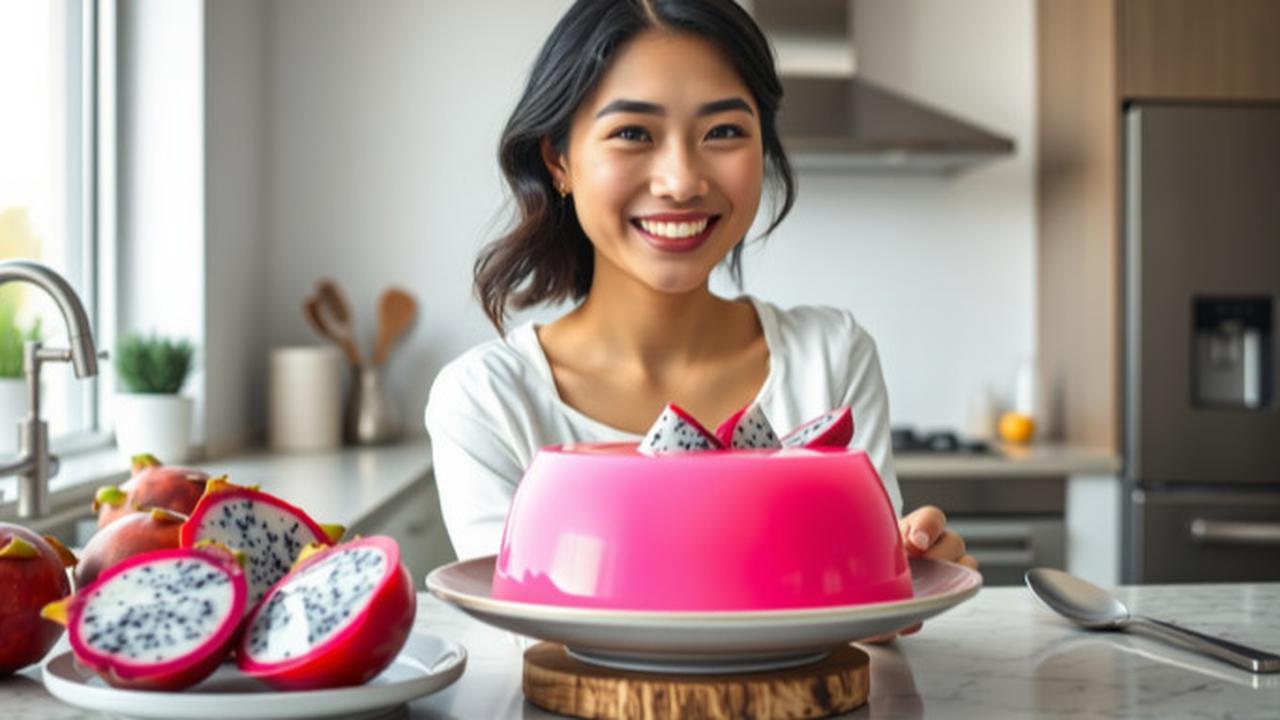 Resep Puding Buah Naga: Hidangan Penutup Lezat dan Bergizi
