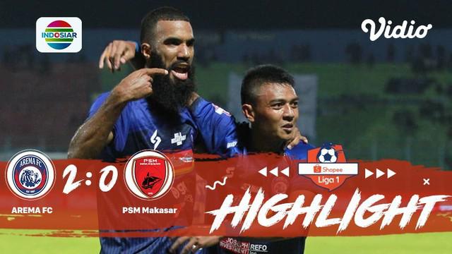 Laga lanjutan #shopeeliga1, #Arema FC vs #PSM Makassar pada hari Rabu malam (02/10/2019) berakhir  dengan skor 2-0.