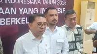 Menteri Kebudayaan Fadli Zon: Kemenbud Kaji Pemugaran Situs Gunung Padang yang Diperkirakan Berusia 25 Ribu Tahun Sebelum Masehi.&nbsp; (Liputan6.com/Henry)