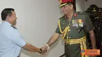 Citizen6, Jakarta: Kasum TNI Marsdya TNI Edy Harjoko, menerima kunjungan Kepala Staf Angkatan Darat (Kasad) Sri Lanka, Lieutenant General (Ltg) Jagath Jayasuriya di Mabes TNI Cilangkap, Jakarta, Kamis (31/3). (Pengirim: Badarudin)