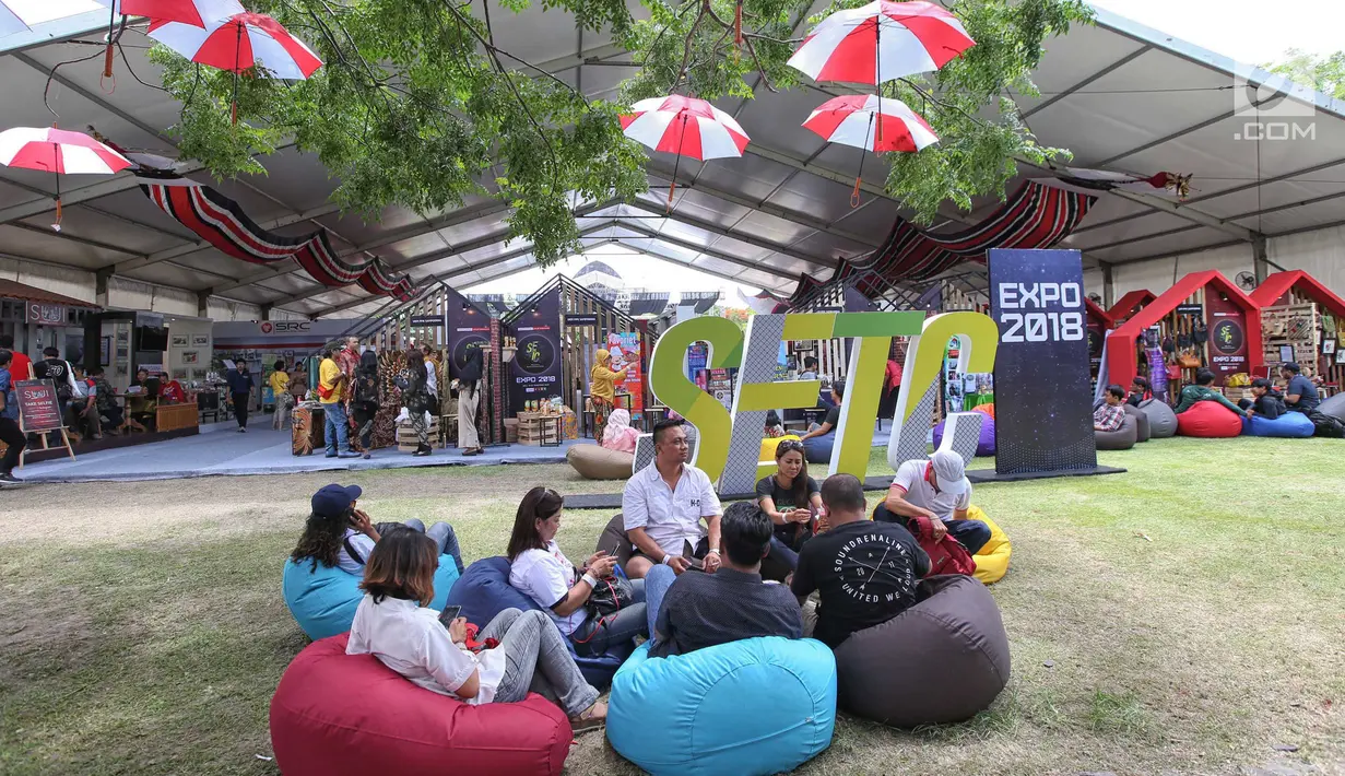 PT HM Sampoerna Tbk. (Sampoerna) menyelenggarakan SETC Expo 2018 di Gong Perdamaian Kertalangu, Denpasar, pada 15-16 Desember 2018. SETC Expo 2018 yang bertema “New Era Entrepreneurship" ini dikemas dengan berbagai kegiatan menarik (Liputan6.com/HO/Ading)