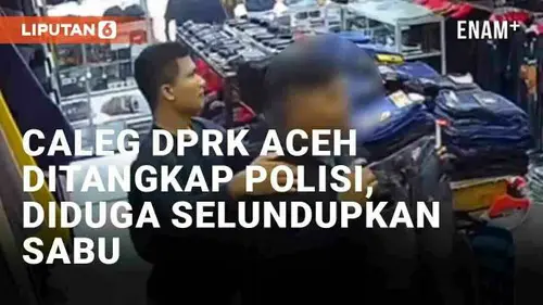 VIDEO: Detik-Detik Caleg DPRK Aceh Tamiang Ditangkap Polisi, Diduga Terlibat Penyelundupan Sabu