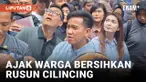 Gibran Ajak Warga Bersihkan Rusun Cilincing: Gak Usah Nunggu Siapa yang Menang di Pilpres 2024