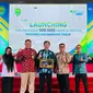 PT Kaltim Nitrate Indonesia saat meraih peringkat 1 kategori Perusahaan Skala Besar dalam ajang Penghargaan Jaminan Sosial Ketenagakerjaan atau Paritrana Award Provinsi Kalimantan Timur 2022, Rabu (5/7/2023). (Liputan6.com/ist)