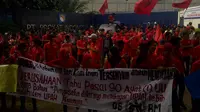Demo Buruh di Bogor (Liputan6.com/ Bima Firmansyah)