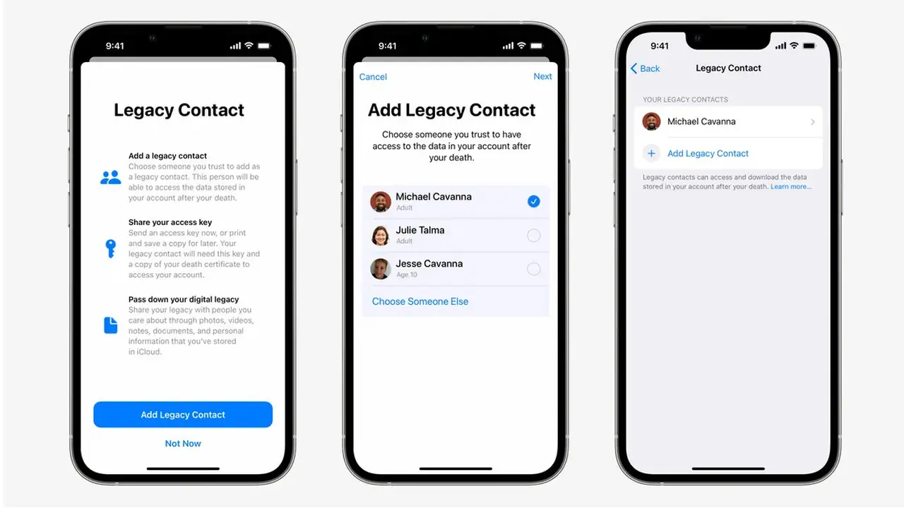 iOS 15.2 Legacy Contact