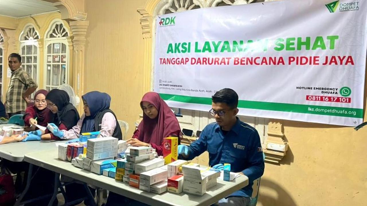 LKC Dompet Dhuafa Beri Layanan Kesehatan Gratis untuk Penyintas Bencana Aceh