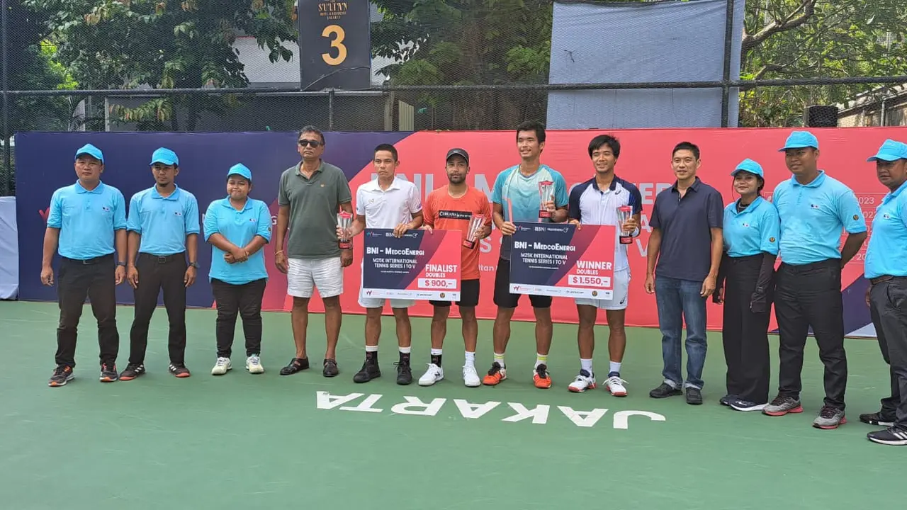 Pasangan Gado-Gado China dan Taiwan Juara Turnamen Tenis di Jakarta
