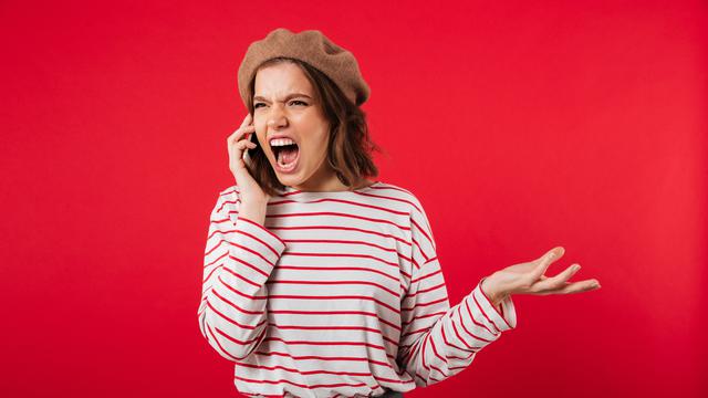 Ilustrasi ekspresi marah