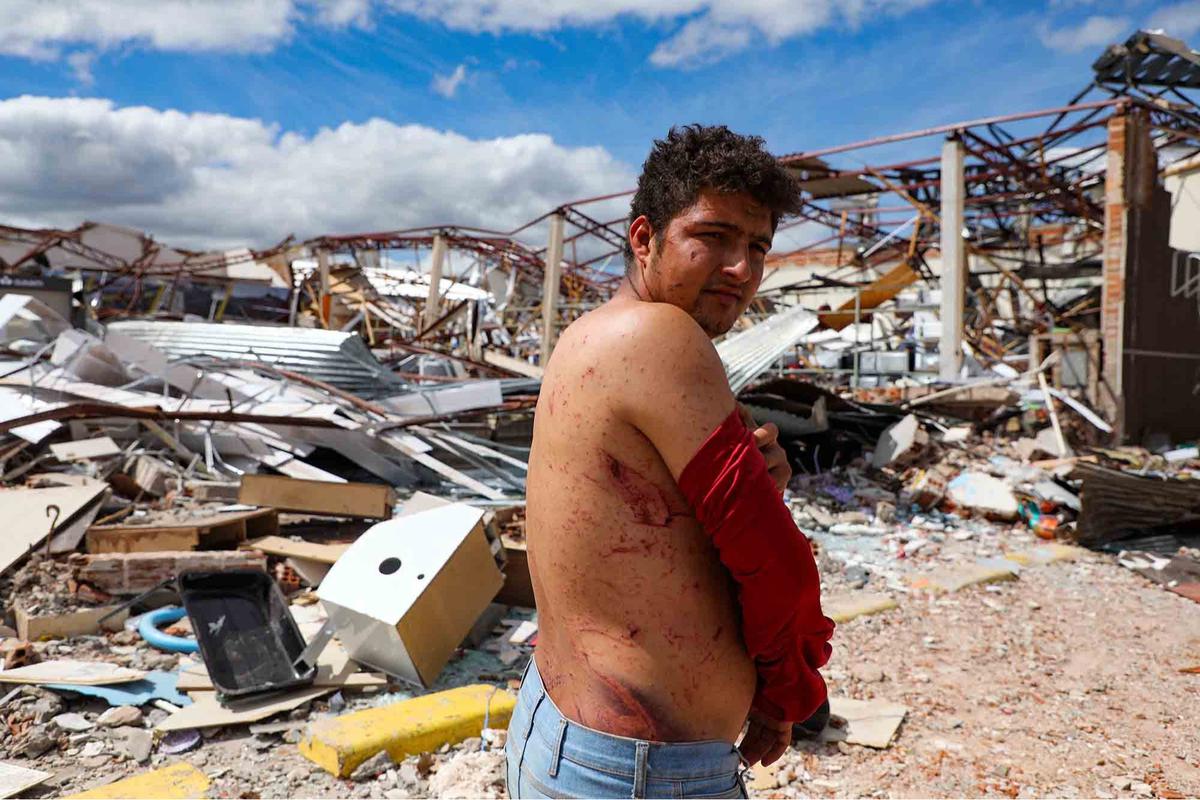 FOTO: Tornado Dahsyat Hantam Brasil Selatan, Enam Tewas dan Ratusan Luka-Luka