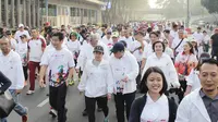 Kegiatan Olympic Day Run yang digelar oleh Komite Olimpiade Indonesia bersama Lazada Indonesia di Kompleks GBK, Senayan, Jakarta, Minggu (28/7/2019). (Bola.com/Ist)