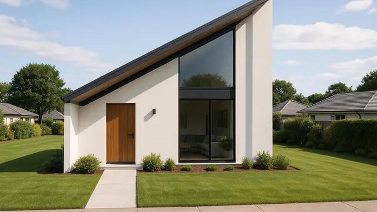 6 Rumah Minimalis 1 Lantai Atap Miring, Bikin Hunian Tampak Elegan