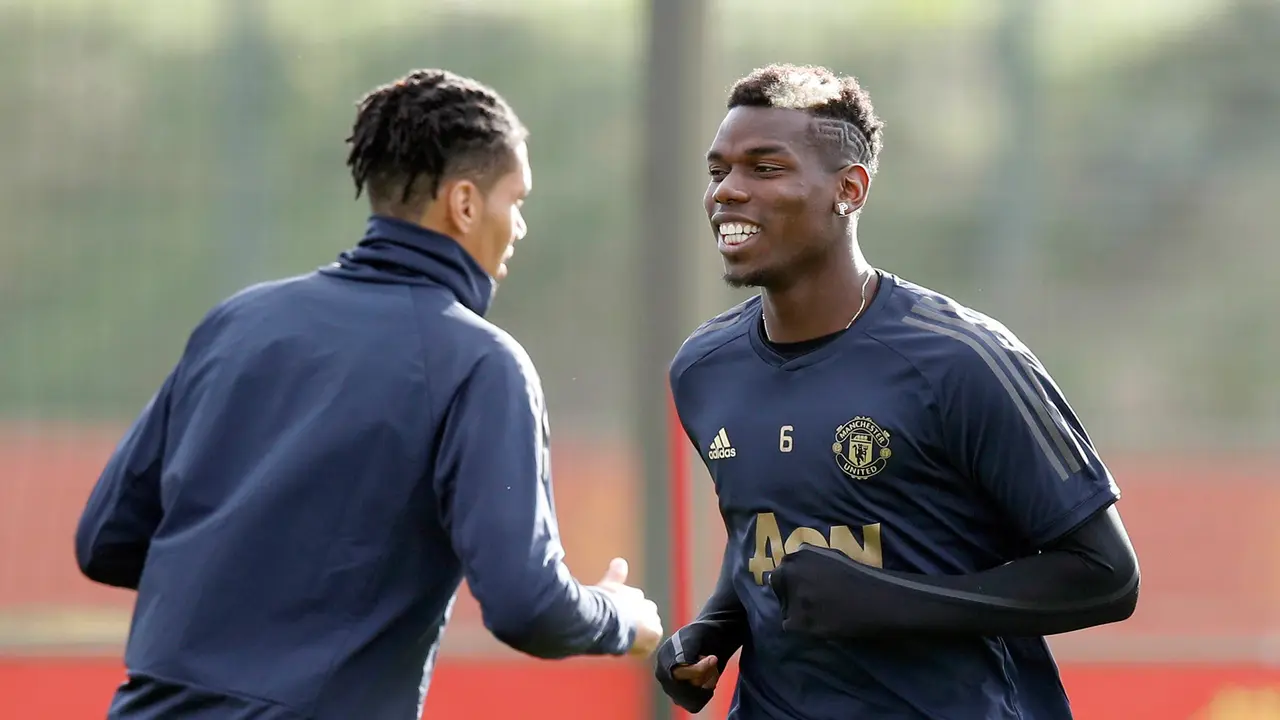 Intip Latihan MU Jelang Jamu Juventus di Old Trafford