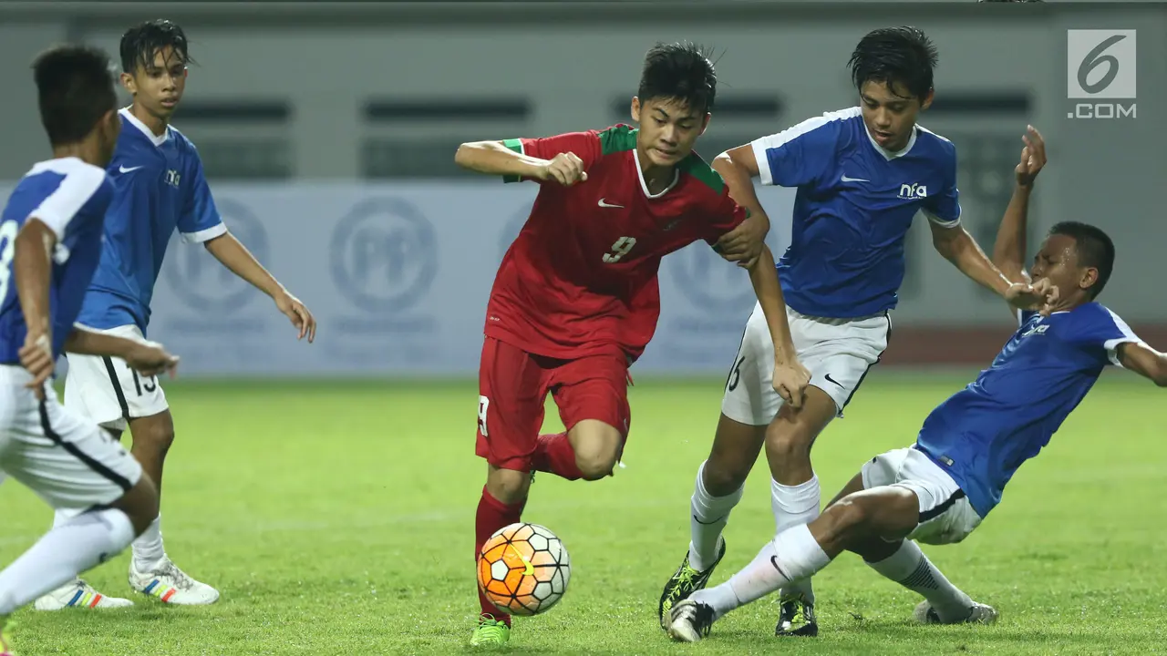 20170608-Timnas Indonesia U-16 Bungkam Singapura U-16-Tebe
