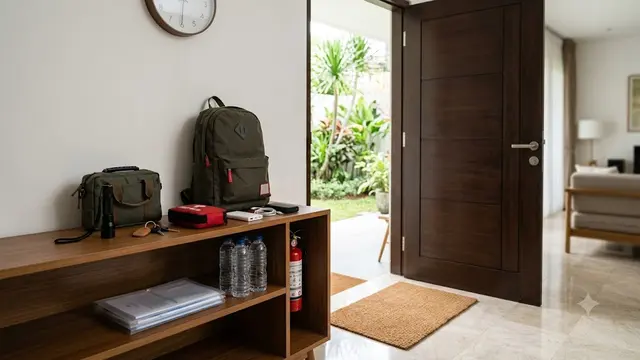 Barang yang Sebaiknya Selalu Disimpan Dekat Pintu Keluar Rumah
