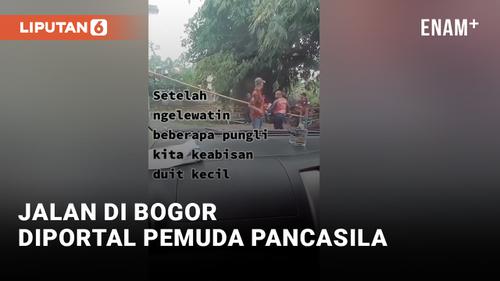 VIDEO: Waduh! Pemuda Pancasila Bogor Portal Jalan dan Minta Duit