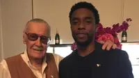 Stan Lee dan Chadwick Boseman (Instagram/ therealstanlee)