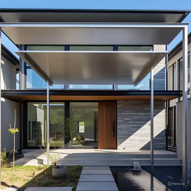 Tampak Depan Rumah Minimalis Modern 2 Lantai